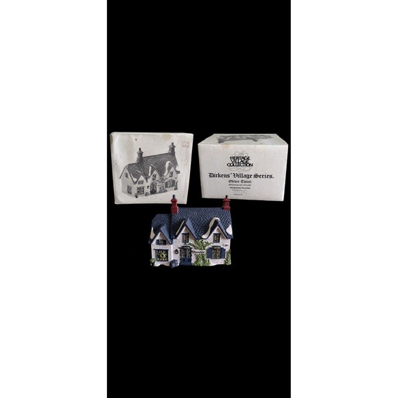 Department 56 Other - Dept 56 Brownlow House 1990 Dickens Village Series Heritage Collection W/Box